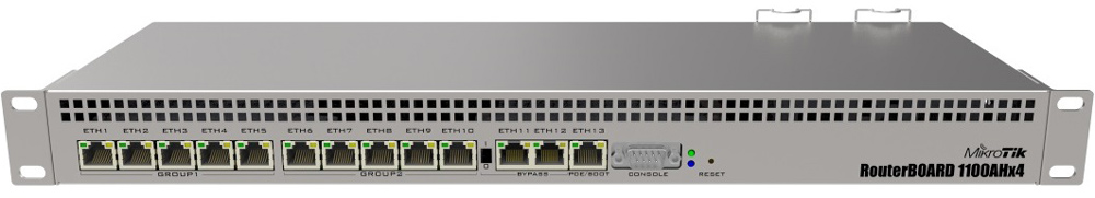 Маршрутизатор Mikrotik RB1100AHx4 RouterBOARD with Annapurna Alpine AL21400 Cortex A15 CPU (4-cores)