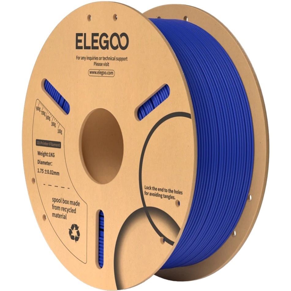 Пластик (Filament) ELEGOO PLA 1кг, 1.75мм, темно-синій