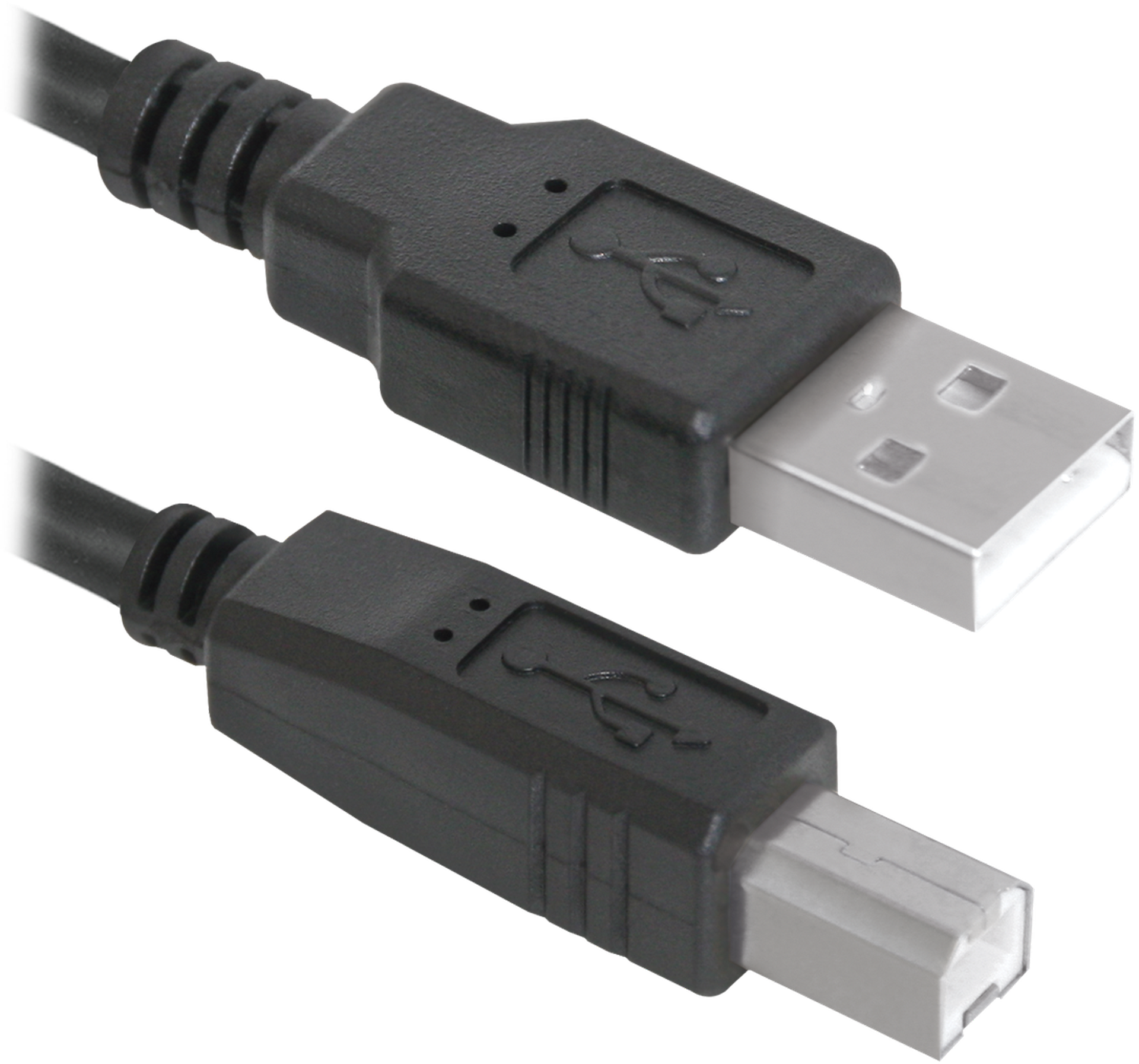 Кабель USB 2.0 AM-BM, 5.0 м, чорний, USB04-17 Defender