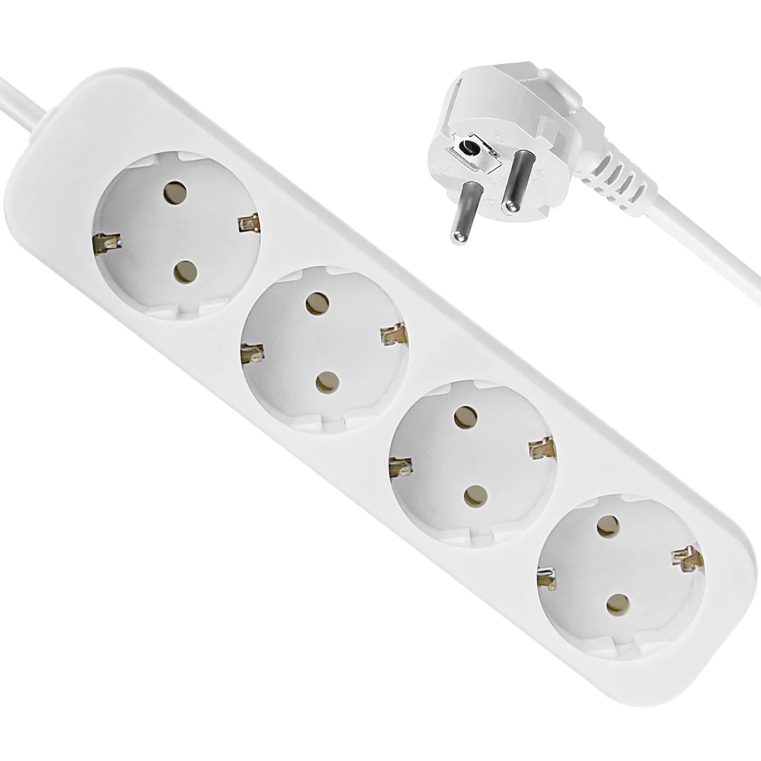 Power filtr 1.8м Defender E418, 4 розетки,  з заземленням