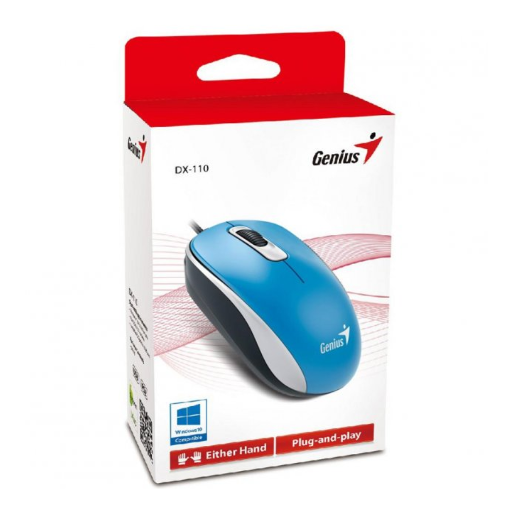 миша дротова USB Blue 1000dpi DX-110