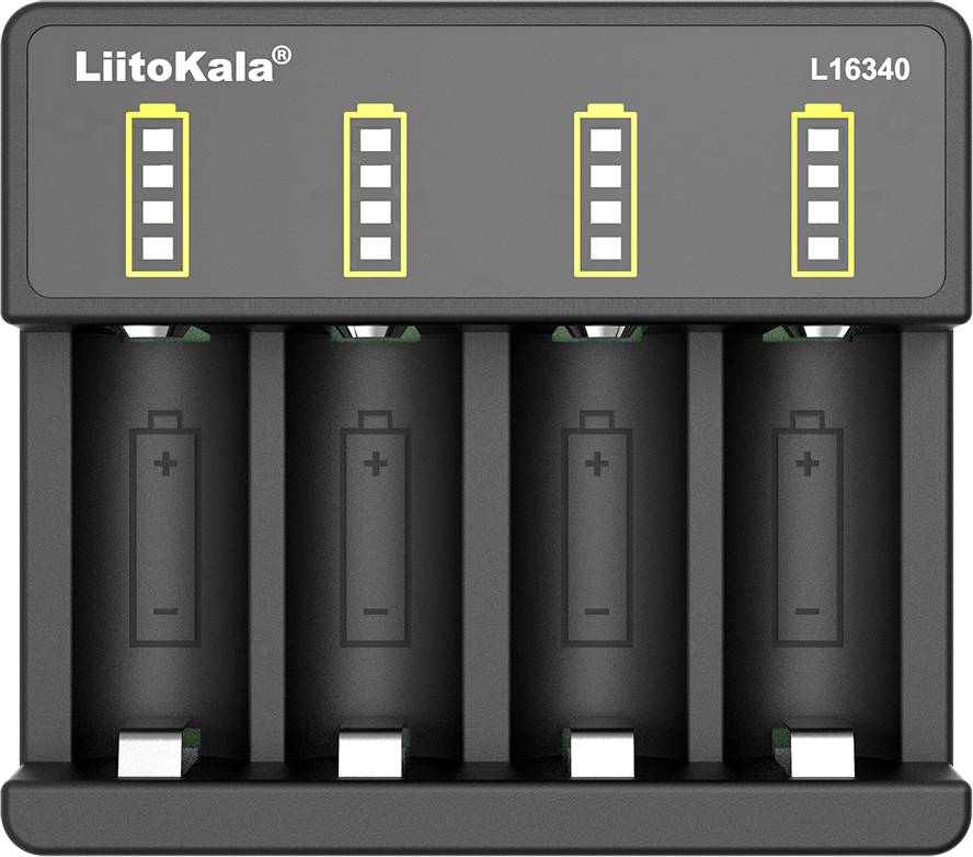 Зарядний пристрій LiitoKala Lii-L16340,  4x16340 Lion