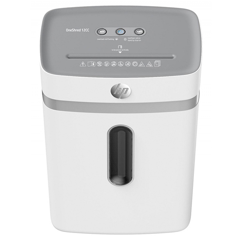 Знищувач документів HP OneShred 12CC, A4, 80g х 12 листів, 4*35, 23 л. P-4