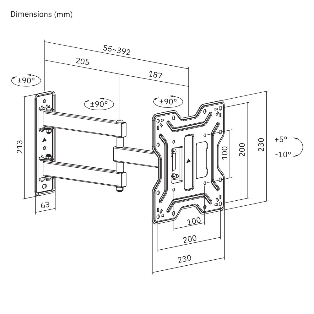 Кронштейн ITech LCD223  LCD223