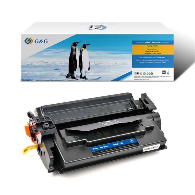Картридж G&G для Canon 056 для LBP325x/MF540 3006C002 Black (5100стр) - без чипа!
