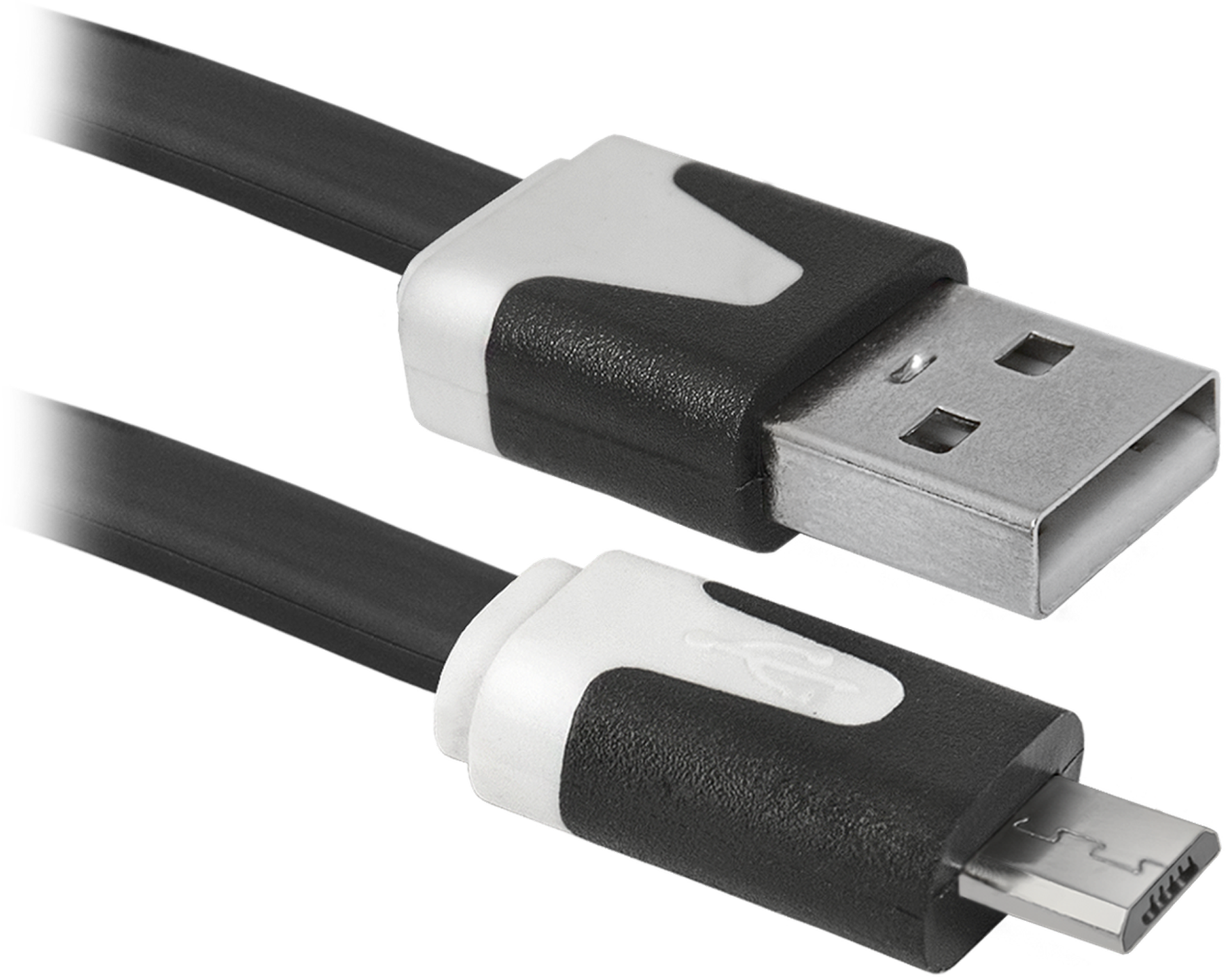 Кабель USB 2.0 AM-micro BM, 1.0 м, USB08-03T чорний Defender