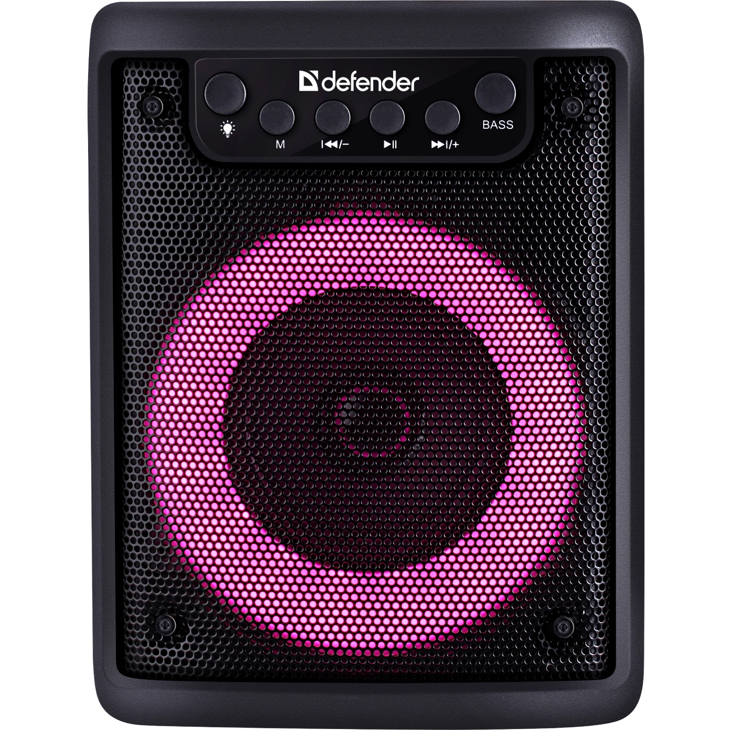 Акустична система 1.0 Defender Funky 10Вт, Light/BT/FM/USB/MIC/AUX