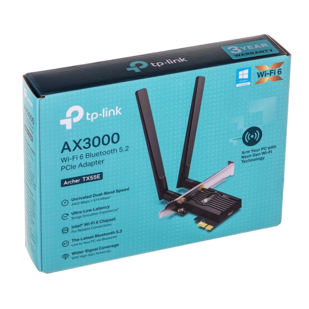 Бездротовий мережевий PCI-E адаптер TP-Link, Arche r TX55E Archer TX55E