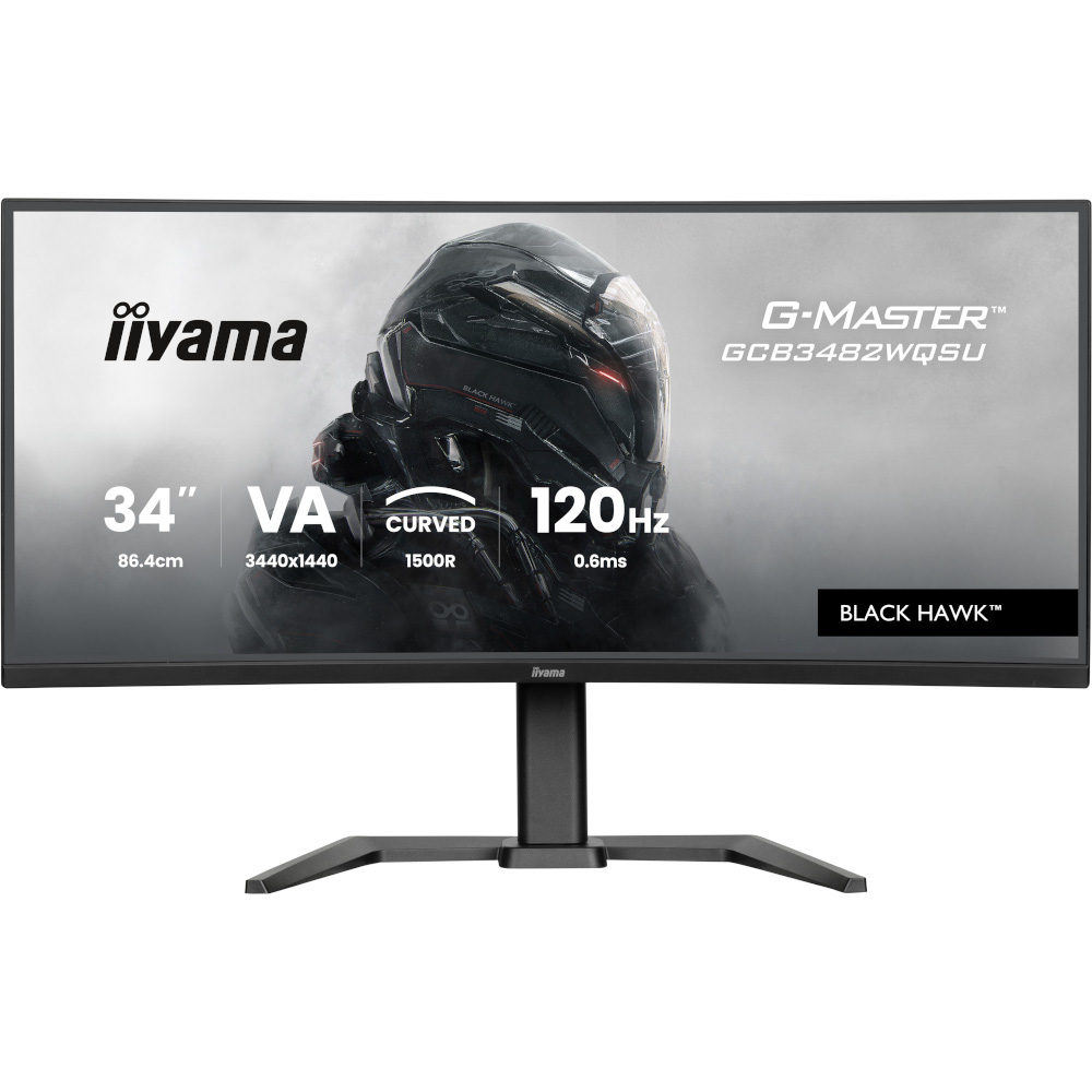34" 21:9  вигнутий VA РК монітор, 0,6 мс (MPRT), 1 20 Гц, Adaptive Sync, HDR, 2xHDMI 2.0/1xDP 1.4/2xU GCB3482WQSU-B1