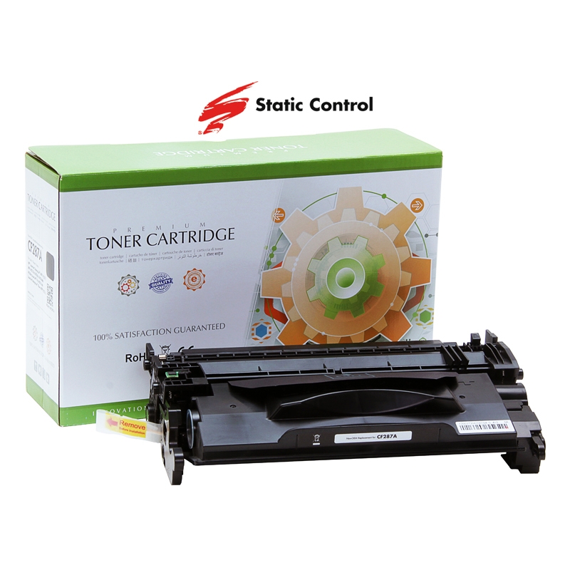 Тонер-картридж HP LJ CF287A (87A) Static Control ресурс 9000 стр. (002-01-SF287A)