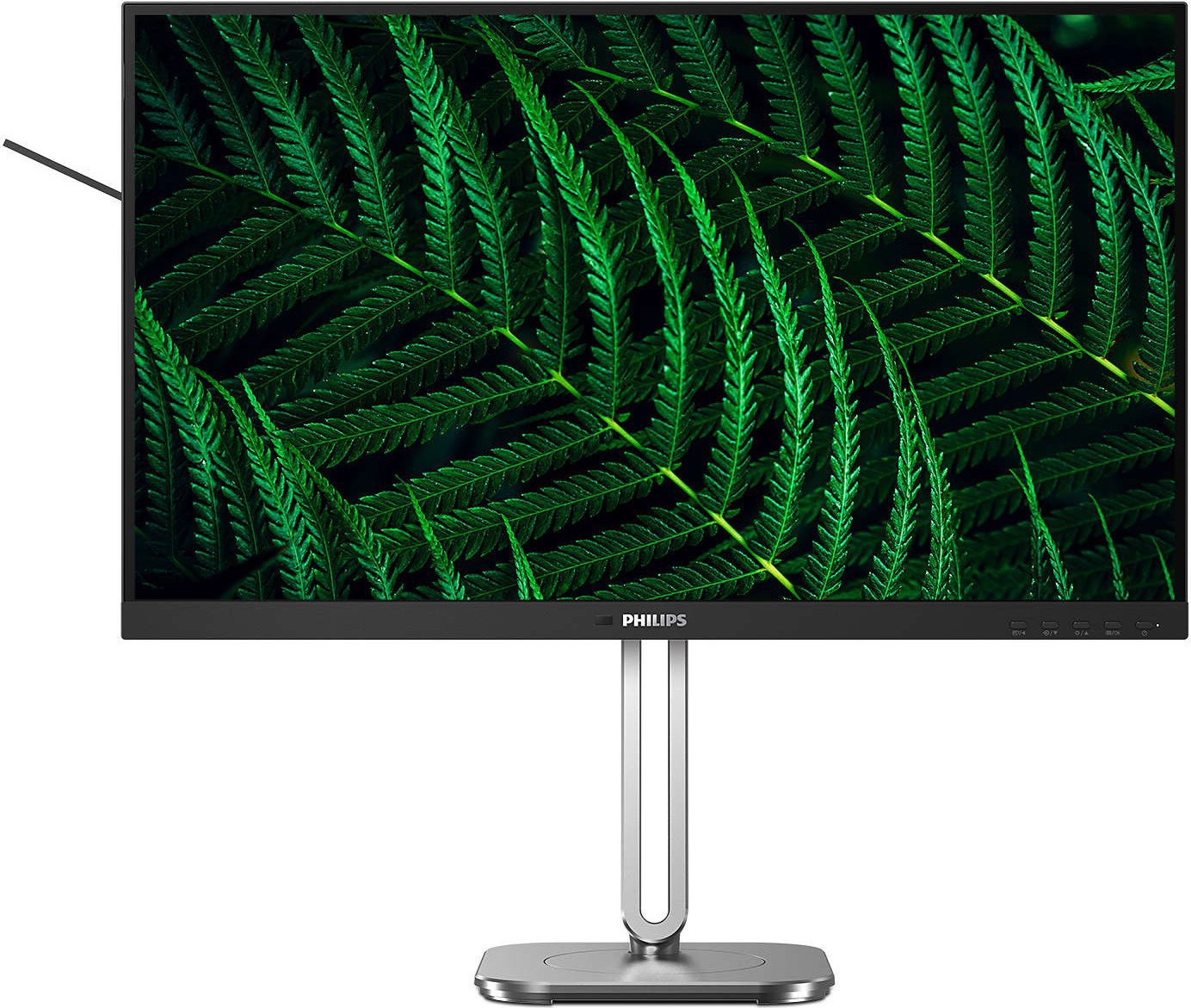TFT 27" Philips 27B2G5500, QHD IPS,100Hz, 2xHDMI, DP, USB-hub, HAS, Pivot, кол., сріблясто-сірий
