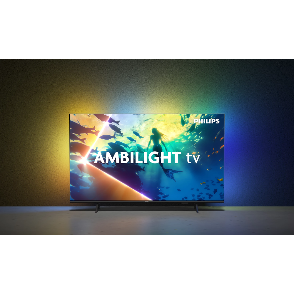 Телевізор 55" 4К LED 60 Hz, Titan OS, 250 cd/m2, A mbilight, sound 20W, Wi-Fi 802.11ac,Bluetooth 5.2  55PUS8010/12