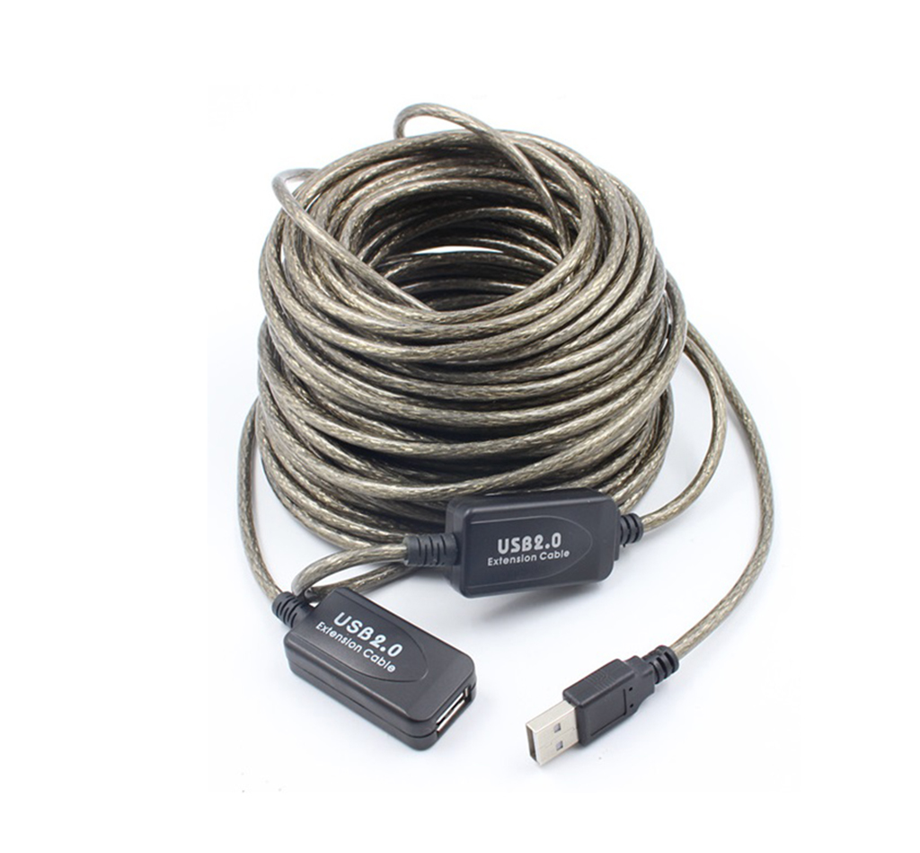 Кабель продовжувач USB 2.0 AM-AF, 20.0 м, активний