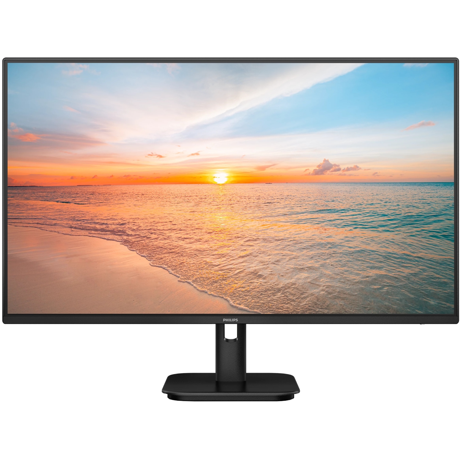 TFT 27" Philips 27E1N1200A, IPS, 120hz, VGA, HDMI, DP, колонки, чорний
