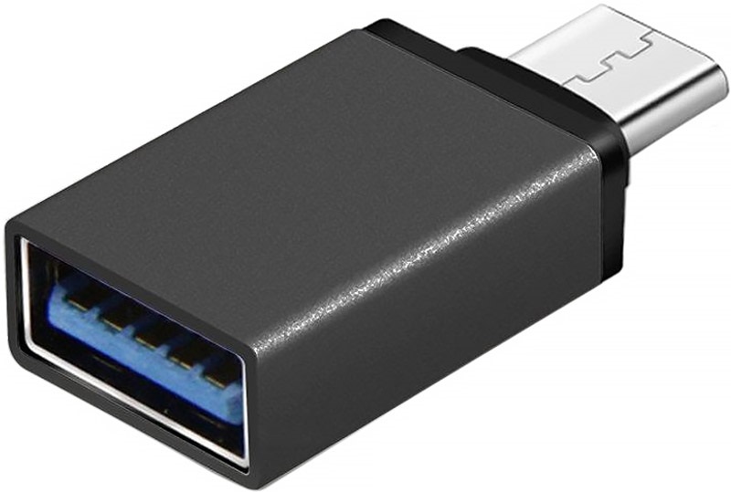 Перехідник Type-C --> USB 3.1 (OTG) OEM, чорний
