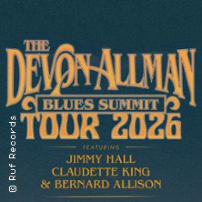 CANCELLED: The Devon Allman Blues Summit Jimmy Hall, Claudette King & Bernhard Allison