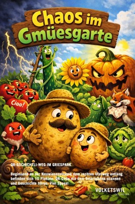 "Chaos im Gmüesgartä" Parc d'histoires QR