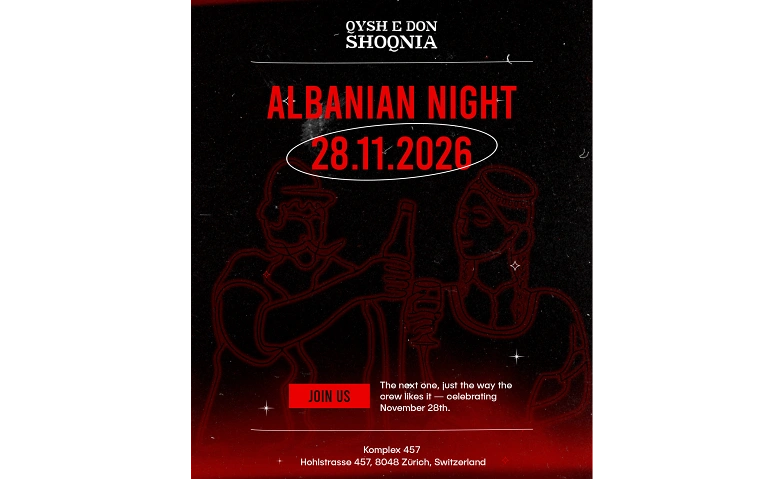 QYSH E DON SHOQNIA - NOCHE ALBANESA