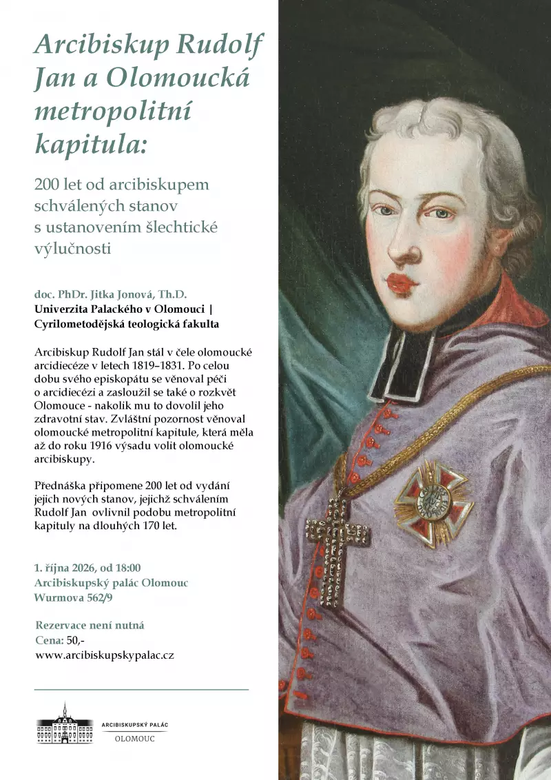 Erzbischof Rudolf Jan und das Olmützer Metropolitankapitel