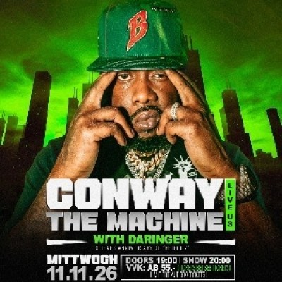 CONWAY THE MACHINE (US) en vivo en Berna