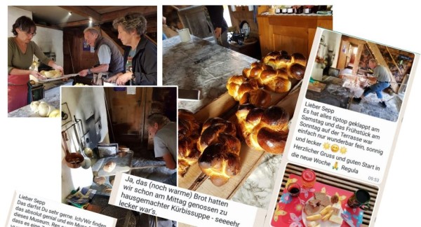 Backen im Heimat- und Rebbaumuseum Spiez