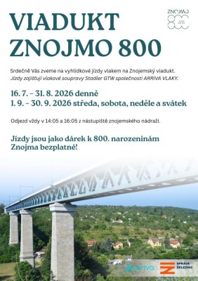 Viadukt Znojmo 800 let