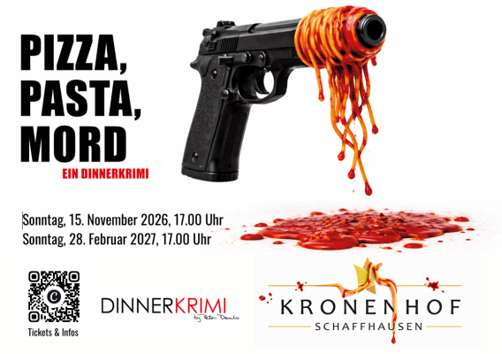 Murder Mystery Dinner / PIZZA, PASTA, MURDER