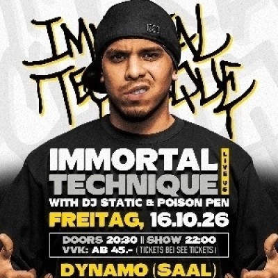 IMMORTAL TECHNIQUE (US) live Zürich