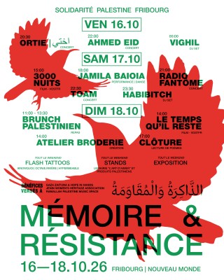 Freiburg – Palestine x Nouveau Monde : Festival « Mémoire et Résistance »