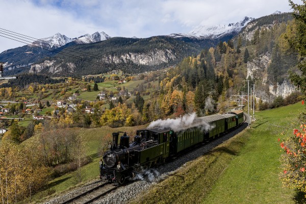 Dampffahrt Engadin - Albula
