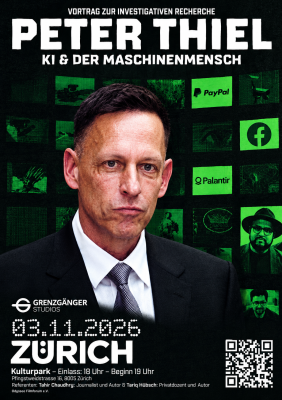 PETER THIEL: AI & the Machine Man - Zurich