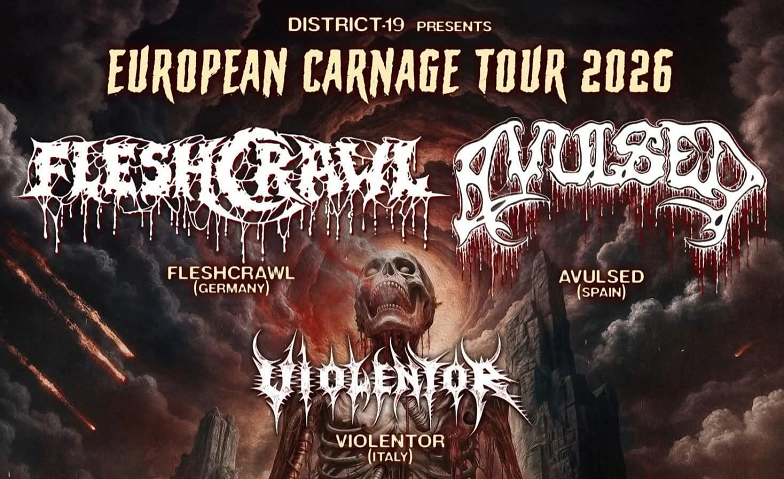 Conquering Basilea: Fleshcrawl, Avulsed, Violentor