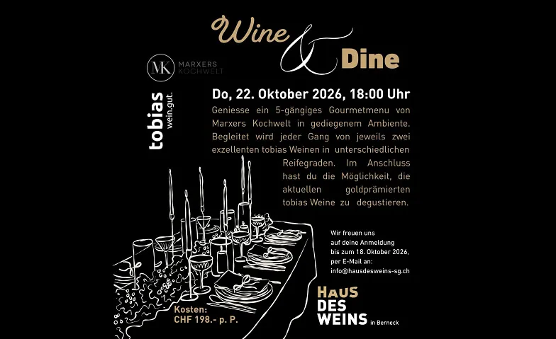 Vigneron du mois d'octobre : tobias wein.gut. Wine & Dine