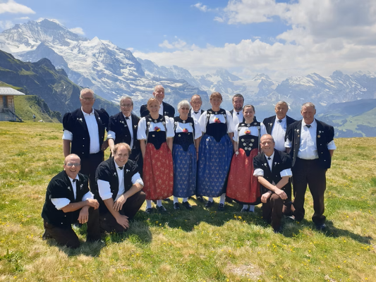 Jodlerabend of the Jodlergruppe Wengen