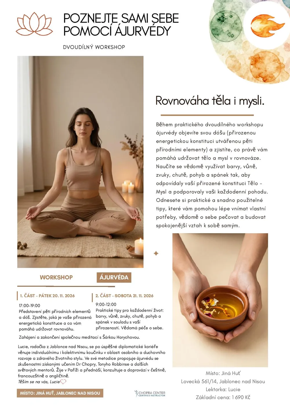 GET TO KNOW YOURSELF THROUGH AYURVEDA