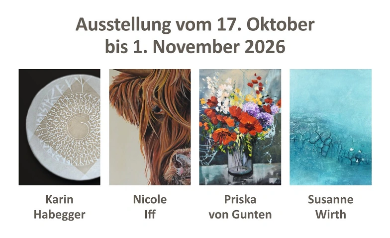 Ausstellung K. Habegger, N. Iff, P. von Gunten, S. Wirth