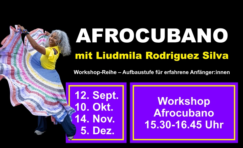 AFROCUBANO – Aufbaustufe für erfahrene Anfänger am 05.12.