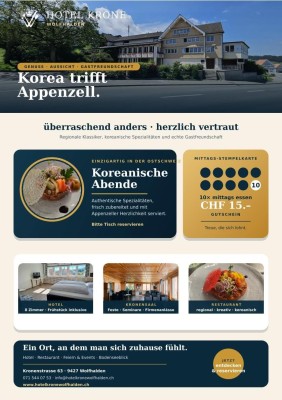 Korea trifft Appenzell
