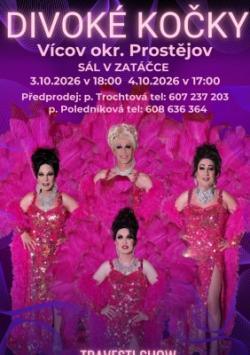 Travesti Show Divoké Kočky VÍCOV