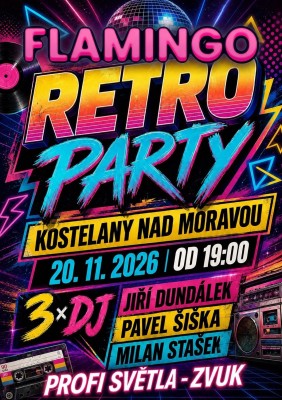 Disco Flamingo - Retro Party