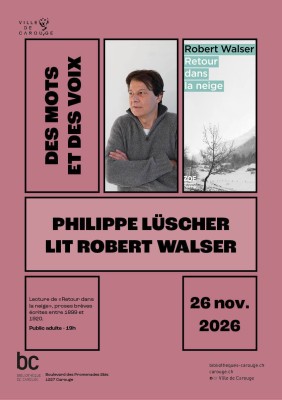 Philippe Lüscher liest Robert Walser