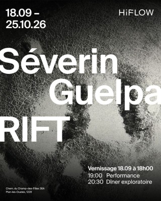 RIFT – Solo-Ausstellung von Séverin Guelpa