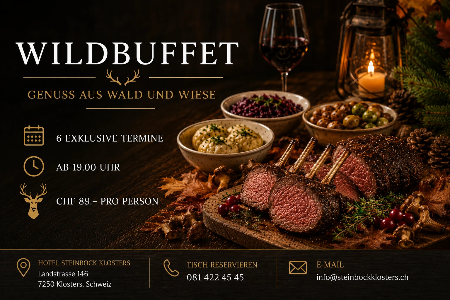 Wildbuffet in Klosters