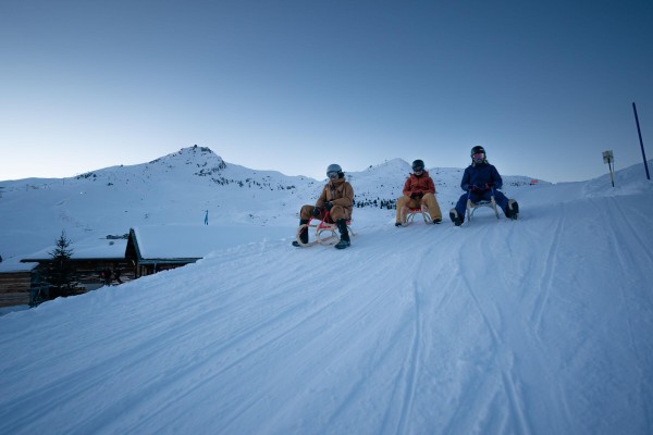 Night Sledding Arosa