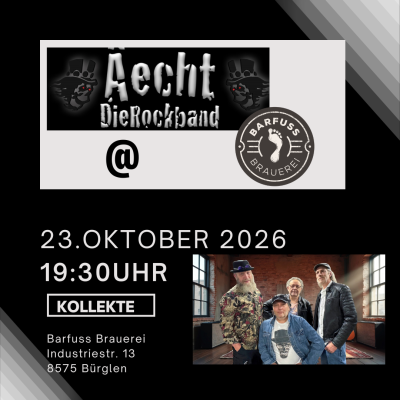 Concert du groupe Aecht die Rockband