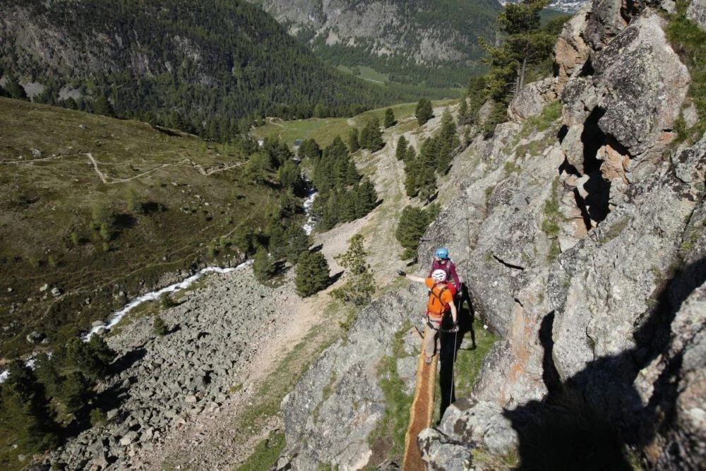 Klettersteig La Resgia