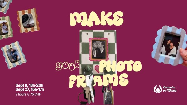 Make Your Photo Frame - Pottery Workshop