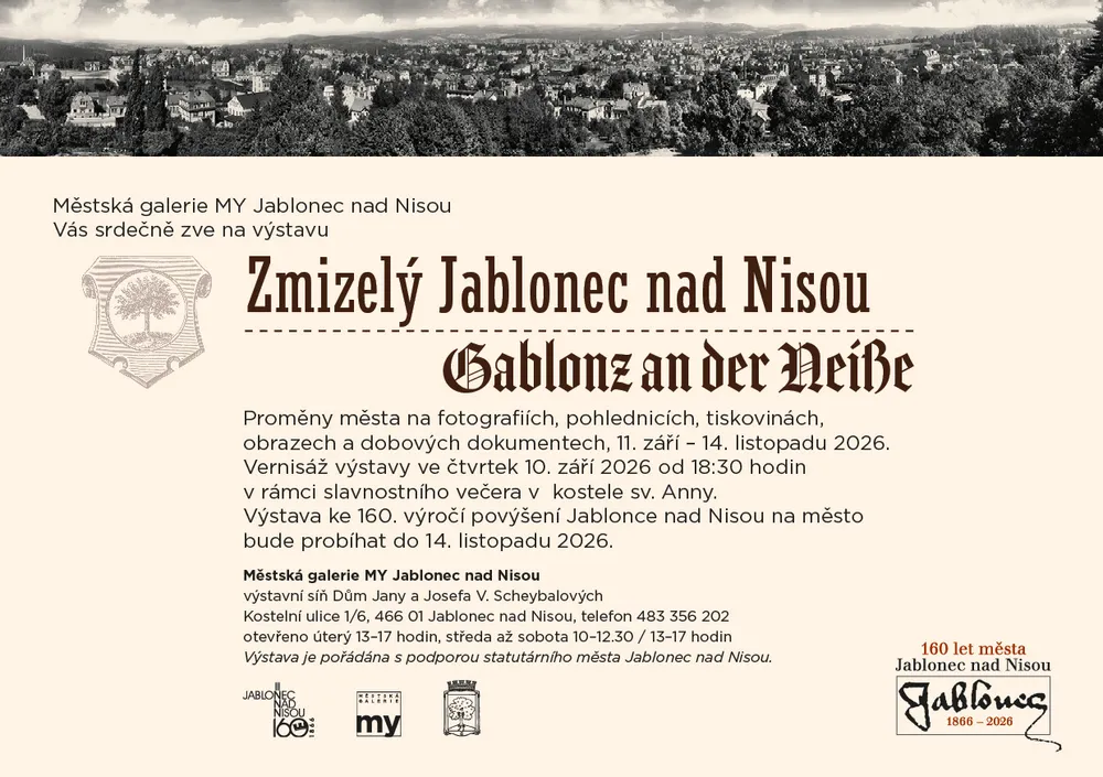 The Disappeared Jablonec nad Nisou / Gablonz an der Neisse