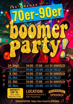 Fête des Boomers des années 70 - 90