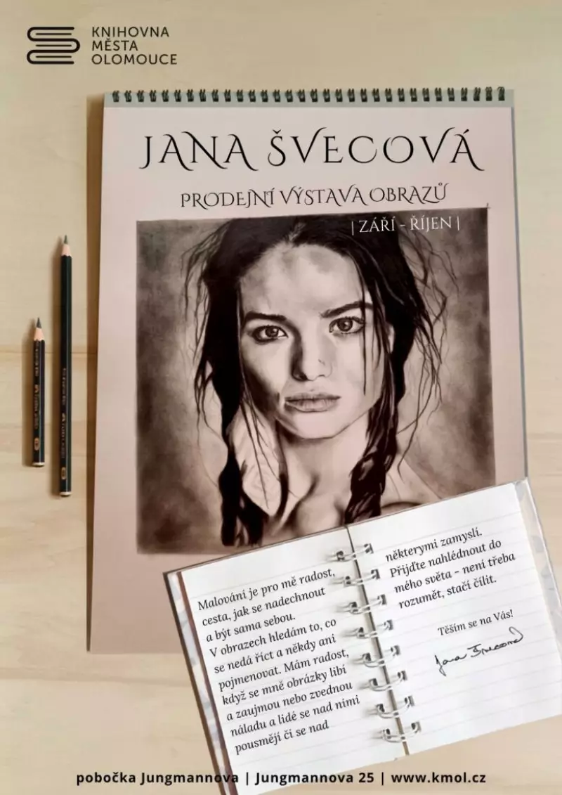 Prodejní výstava obrazů Jany Švecové